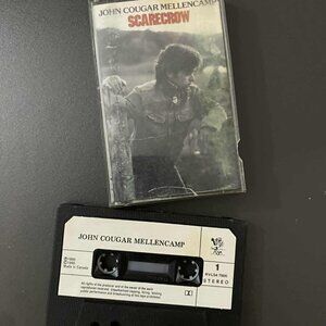 John Cougar Mellencamp – Scarecrow Cassette Tape VG+ C43